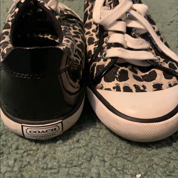 Coach Animal Print Sneakers - Picture 2 of 3
